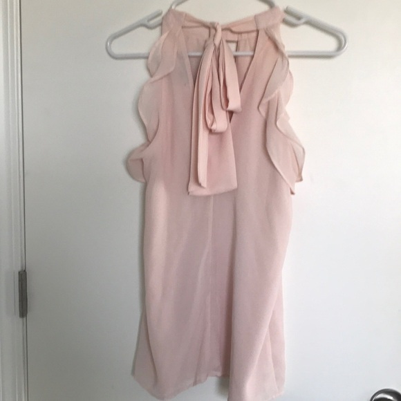 XS V neck tie blouse - Picture 3 of 5